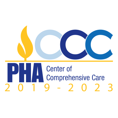 PHA Center of Comprehensive Care accreditation badge