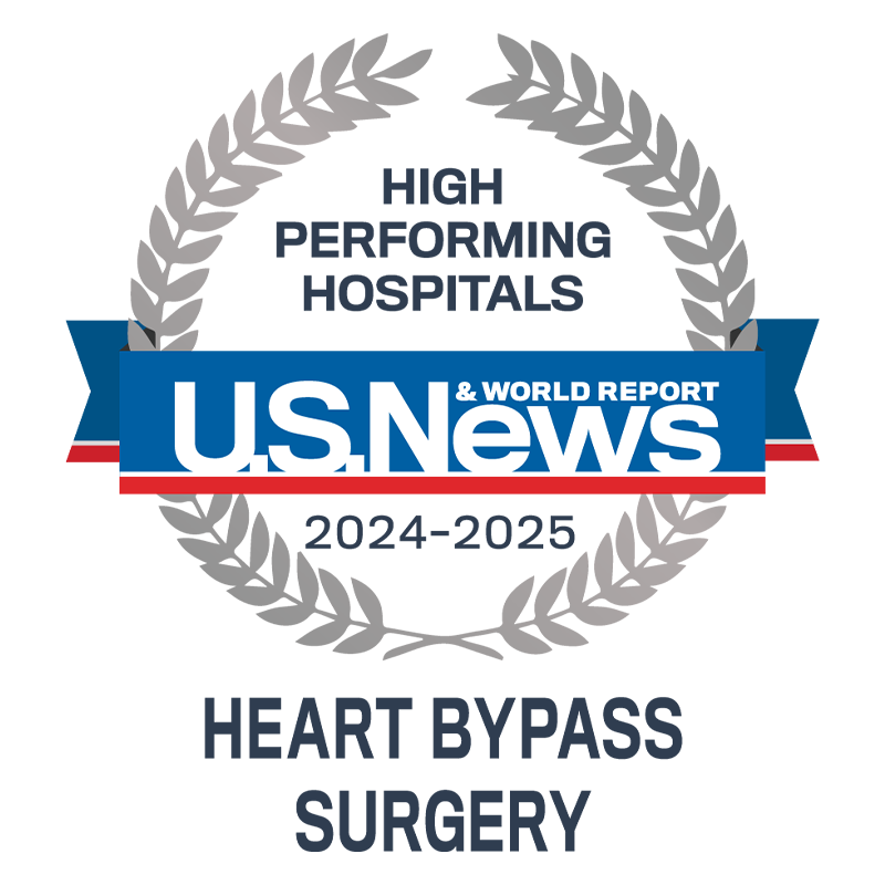 US News High Performing Hospitals Heart Bypass Surgery 2024-2025